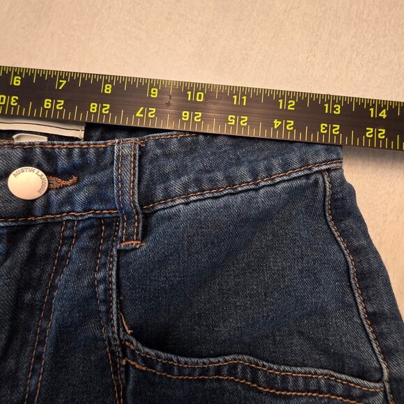 Austin Landing "JNCO Style" Wide Leg Baggy Denim Jeans SZ 3 Tiger Patch - Picture 8 of 10